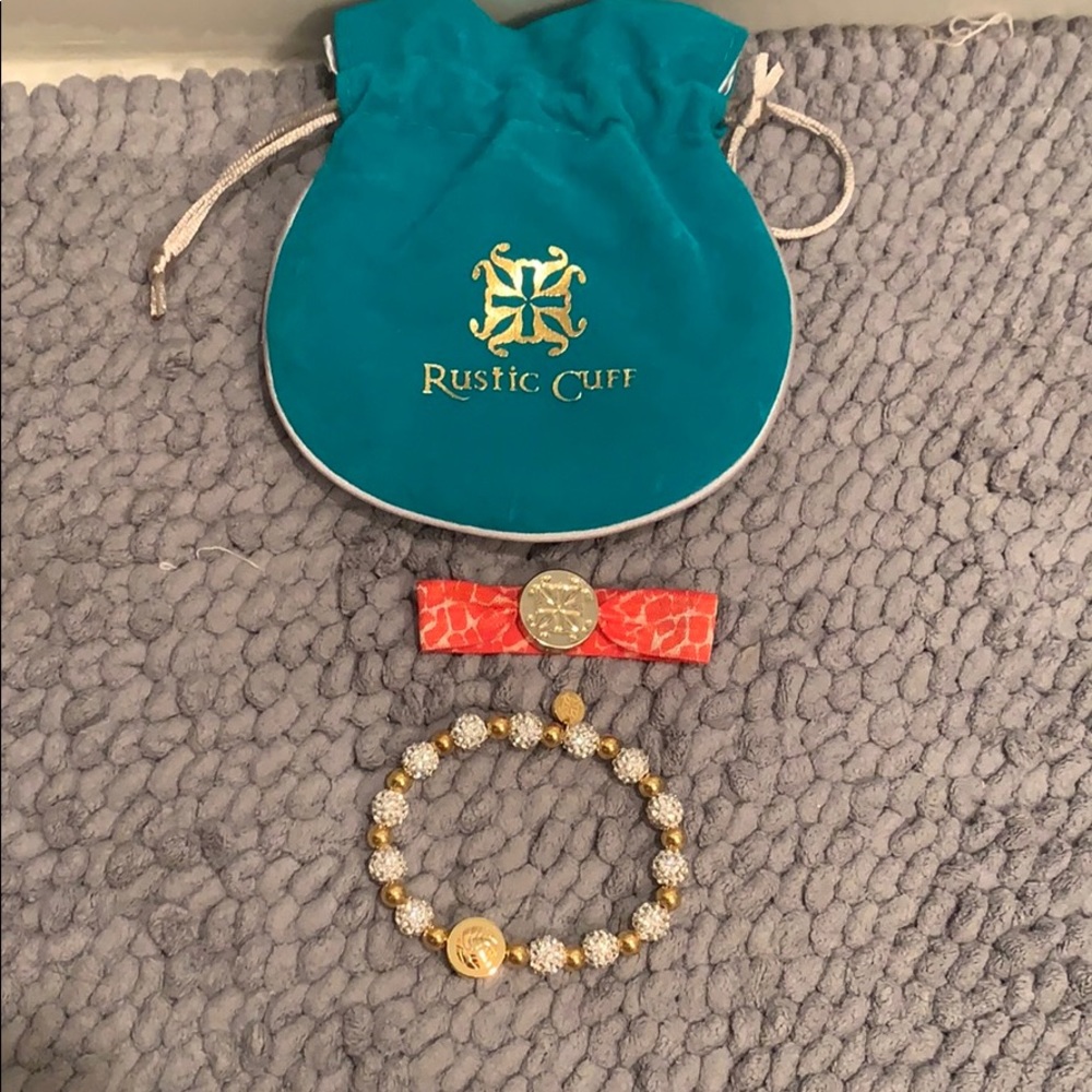 Rustic cuff volleyball set